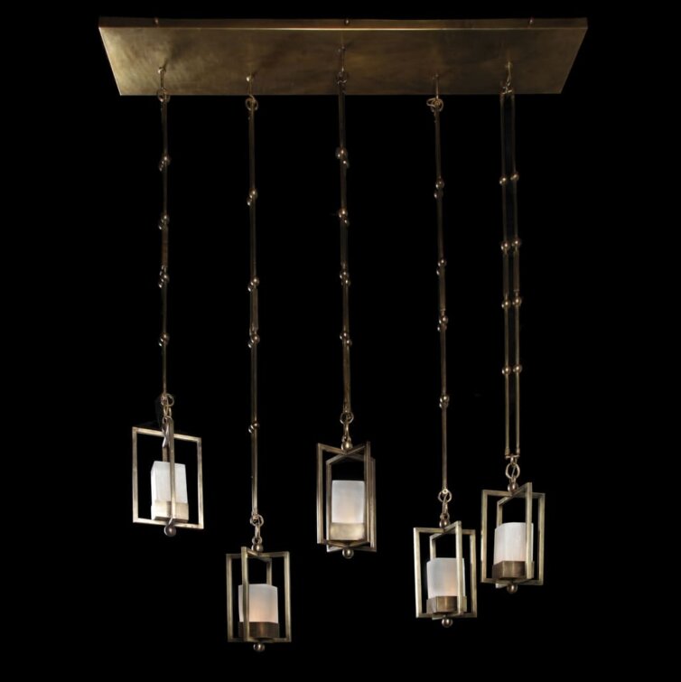 Lustre Nout 5 lanternes